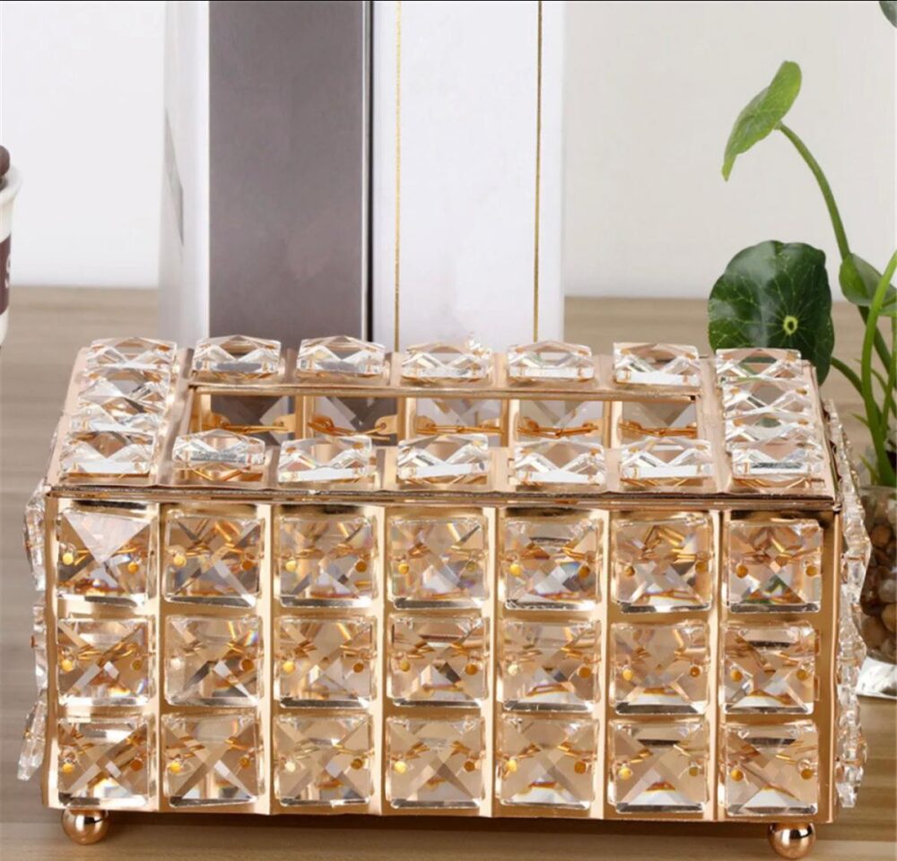 Golden Tissue Box