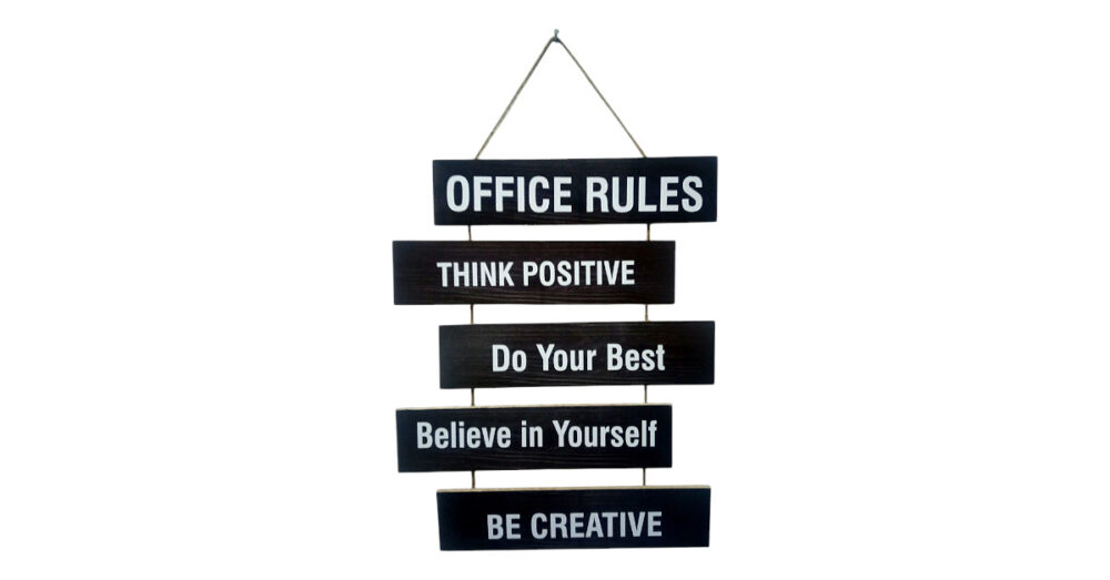 Rustic Wall Hanging Plaque Sign Inspirational Wall Art Farmhouse Wooden Hanging Sign for Office Bedroom Living Room Decorations - Image 5
