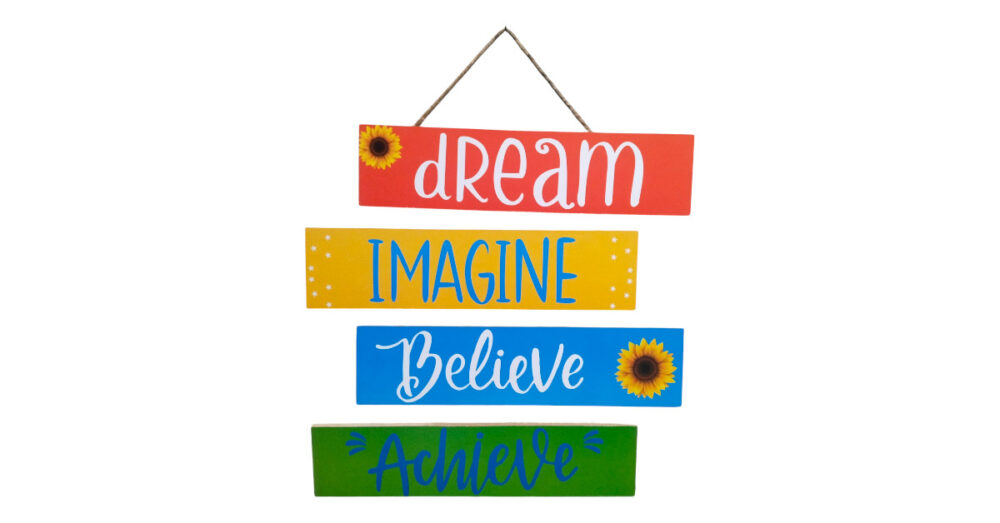 Rustic Wall Hanging Plaque Sign Inspirational Wall Art Farmhouse Wooden Hanging Sign for Office Bedroom Living Room Decorations - Image 11