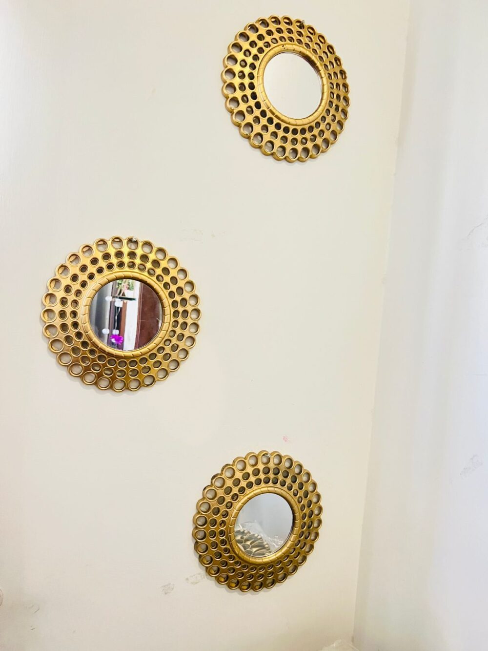 3 pieces wall mirror for wall decorations home decoration - Image 2
