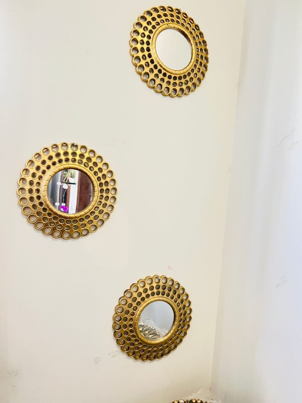 3 pieces wall mirror for wall decorations home decoration - Image 3